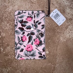 Coach Floral Wristlet
